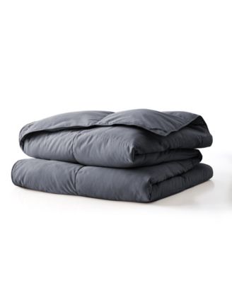 Noiseless Lightweight Goose Feather Down Comforter, Twin