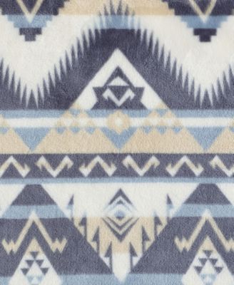 Jesse Printed Plush Throw, 70" X 50"