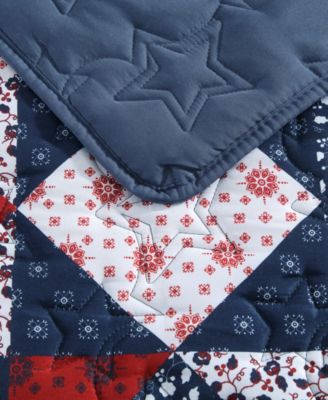 Rodeo Patchwork Reversible 3-Pc. Quilt Set, Full/Queen