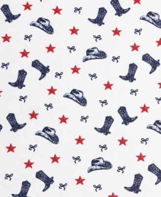 Boots N Hats Bow Stars Microfiber 4-Pc. Sheet Set, Full