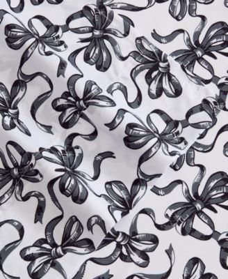 Ballet Bows Microfiber 4-Pc. Sheet Set, Full