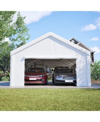 Carport Canopy 16x32 Heavy Duty Metal Carport Garage Outdoor Shelter