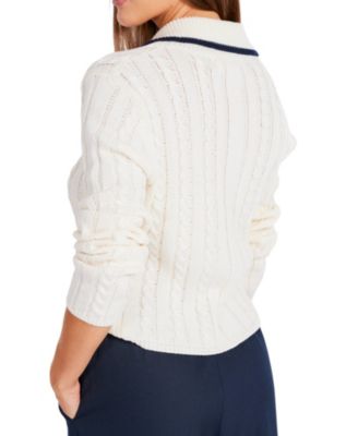 Women's Jackie Polo Long Sleeve Sweater