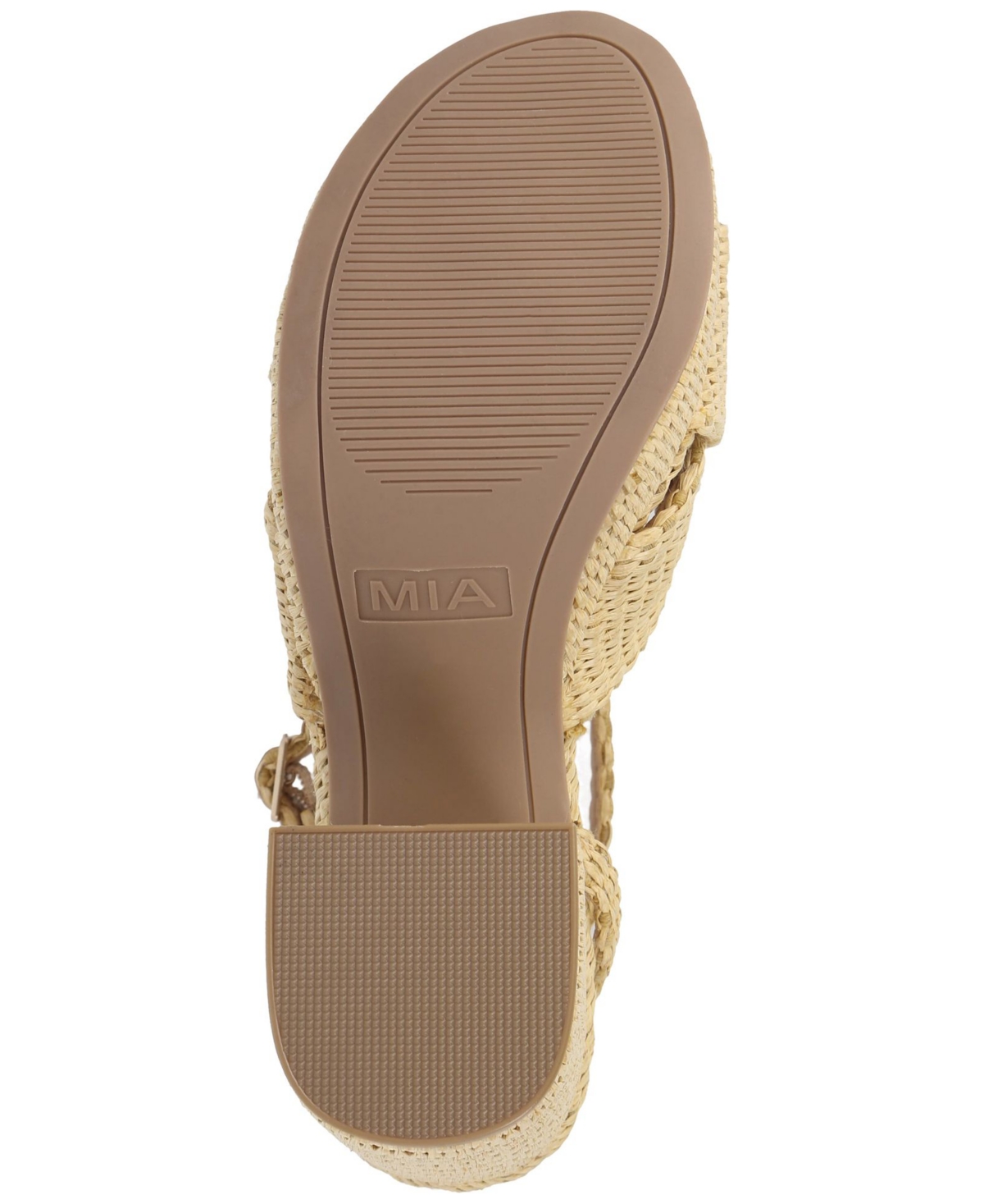 Mia Women's Reese Woven Knot Round Toe Dress Sandals