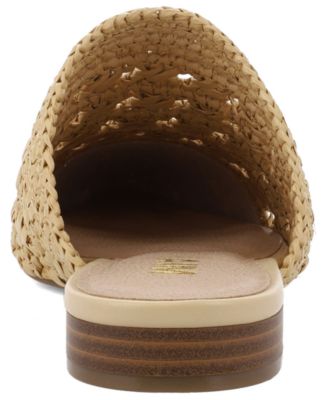 Women's Jany Woven Raffia Flat Mules