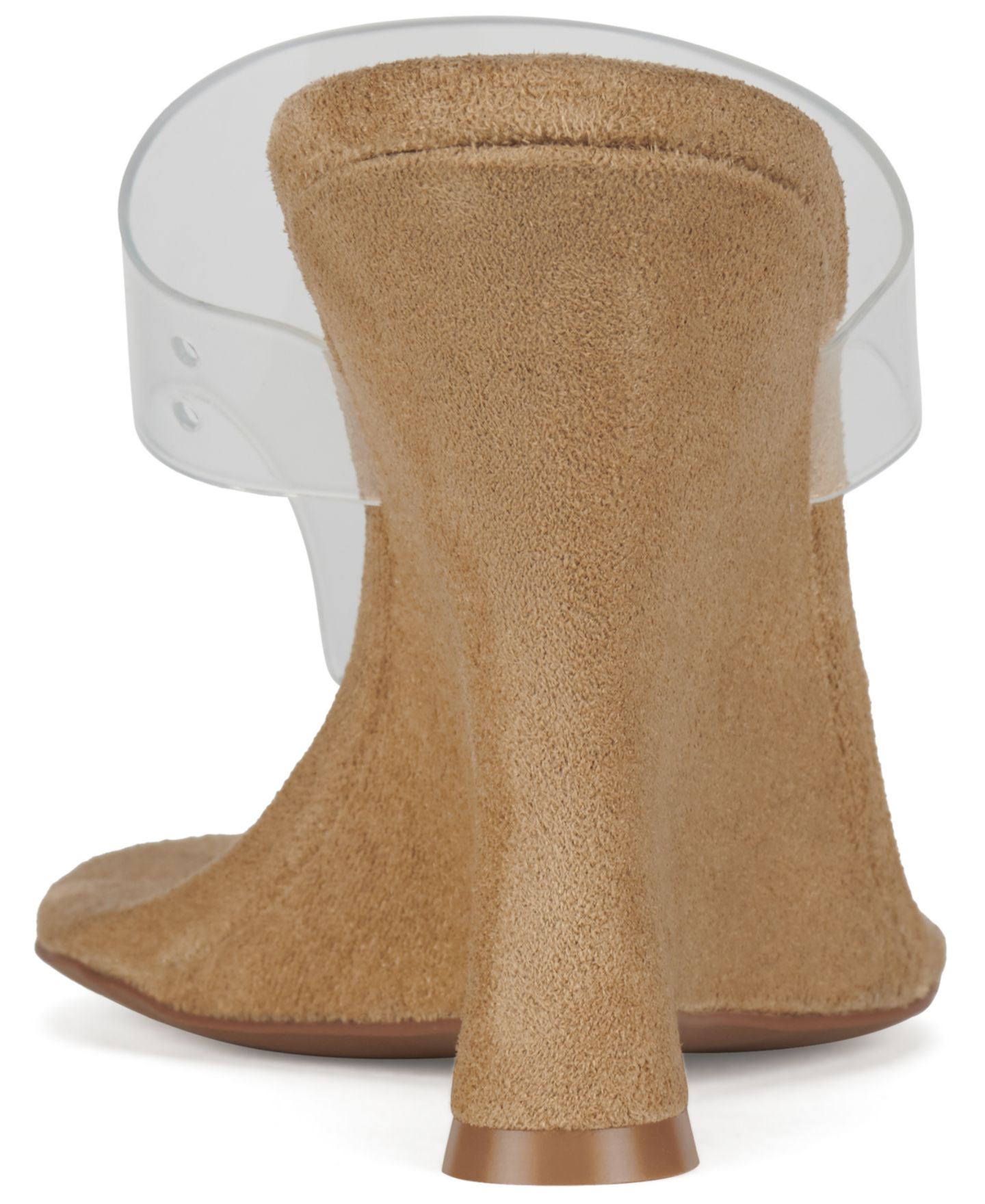 Женские сандалии Jeffrey Campbell Persistent Vinyl-Thong Wedge, цвет: Прозрачный — фото 3