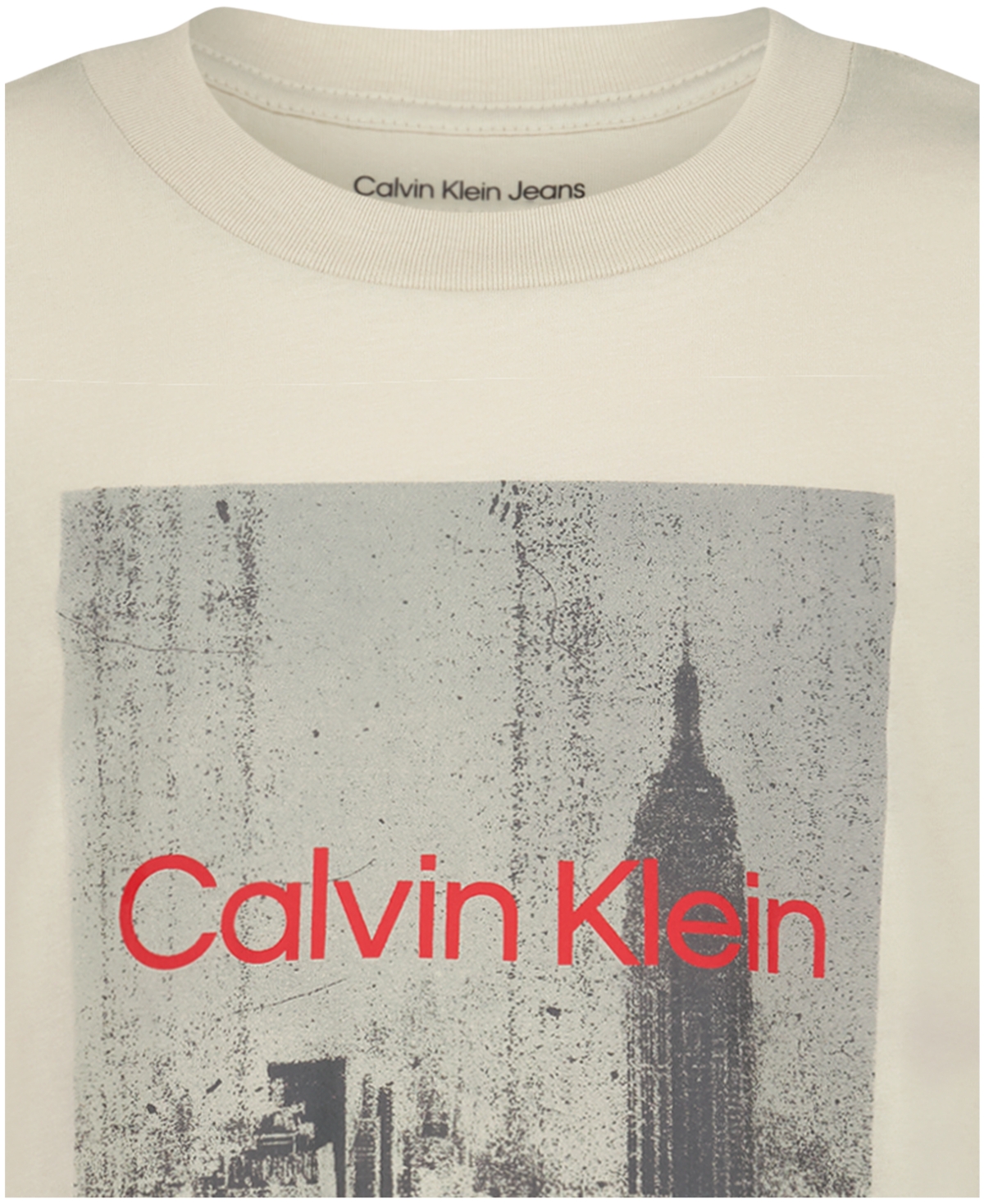 Calvin Klein Boys' 8-20 Empire State Short-Sleeve T-Shirt