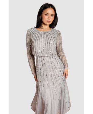 Women's Party Sequin Midi Dress