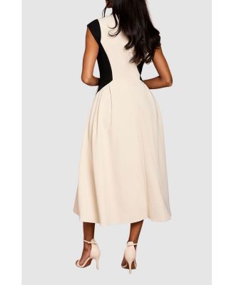Women's Block Midi Dress