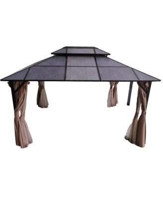 aluminum double-top sun canopy