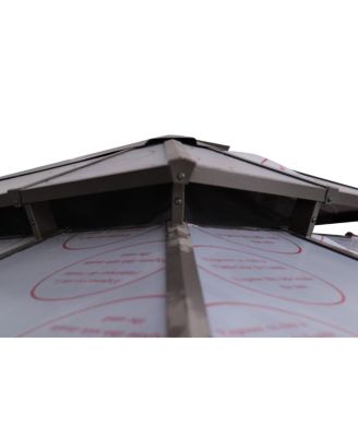 aluminum double-top sun canopy