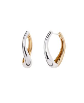 Ash Two Tone Hoops