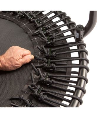 350 Indoor Lightweight 39" Fitness Trampoline, Black with White Frame