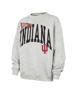 Women's Gray Indiana Hoosiers Icon Fleece Sweatshirt