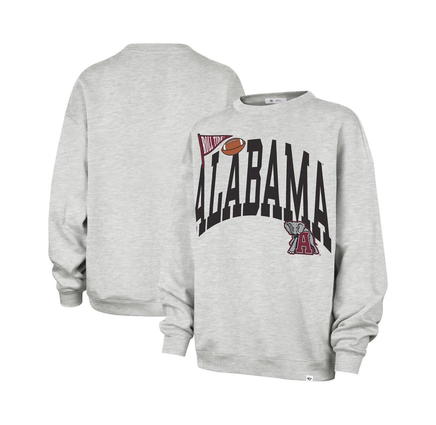 Women's Gray Alabama Crimson Tide Icon Fleece Sweatshirt