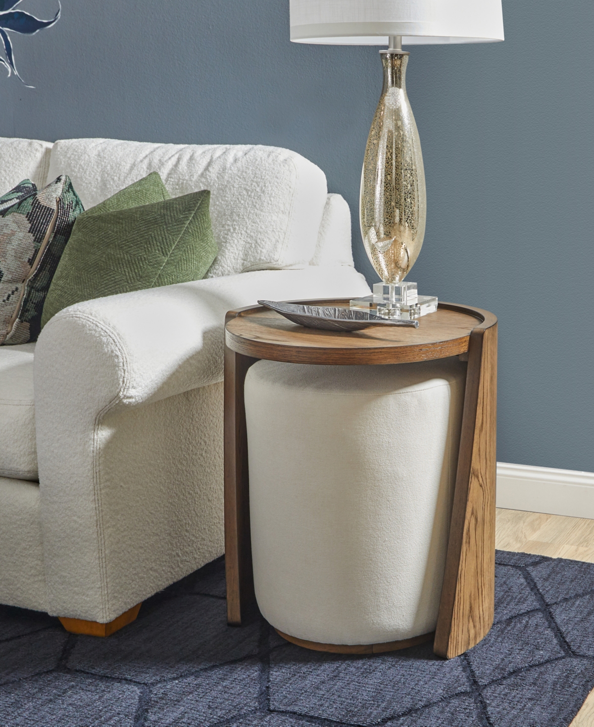 Cayden 24" Veneers Round End Table