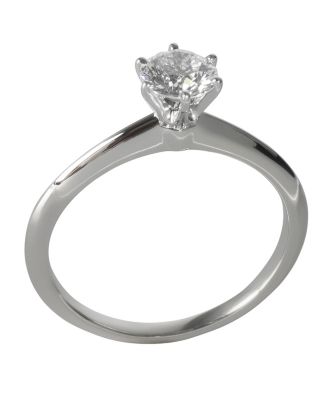 0.76 ct Round Brilliant Diamond Engagement Ring