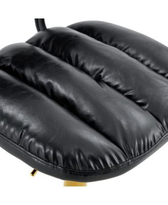 Streamdale Modern Adjustable PU Leather Bar Stools (Set of 2)