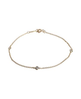 Yellow Gold Diamond Elsa Peretti Diamond By The Yard Bracelet