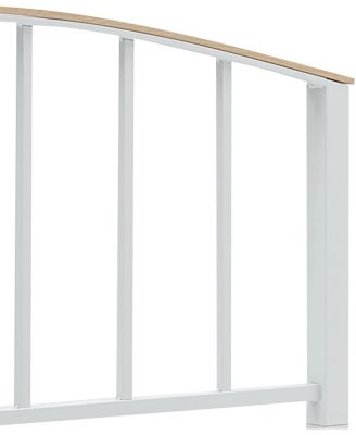 Full Metal Bed Frame With Headboard and Footboard 4 Storage Drawers No Box Spring Space Saving