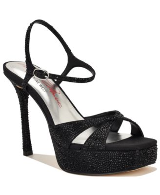 x Marilyn Monroe Women's Talent Rhinestone Stiletto Dress Sandals