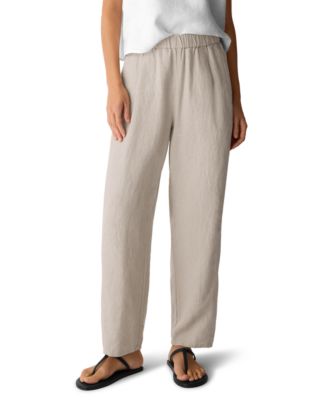 Women's Ankle Pleated Lantern Pants