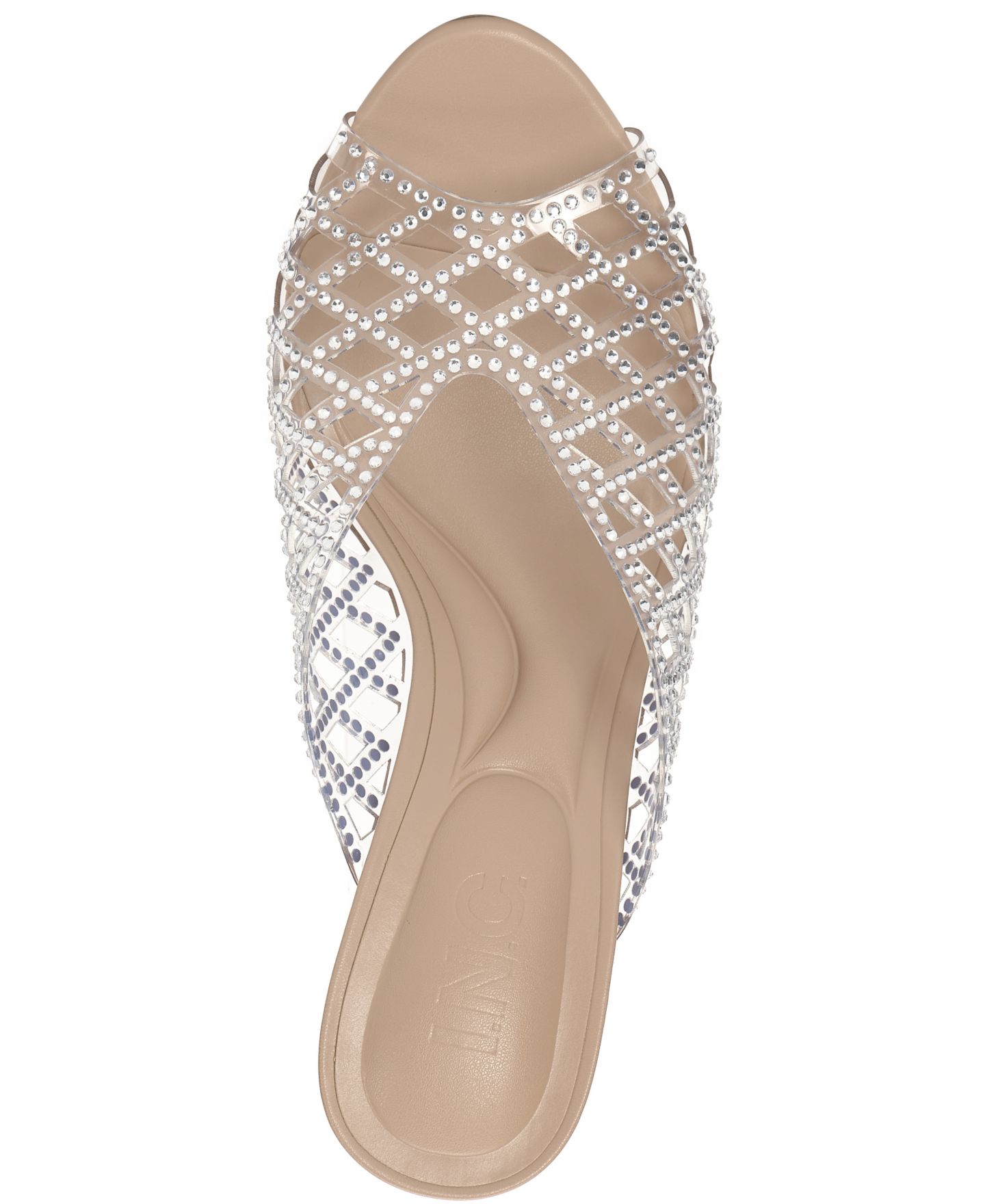 Женские сандалии I.N.C. International Concepts Mirea Embellished Slip-On, цвет: Прозрачный — фото 4