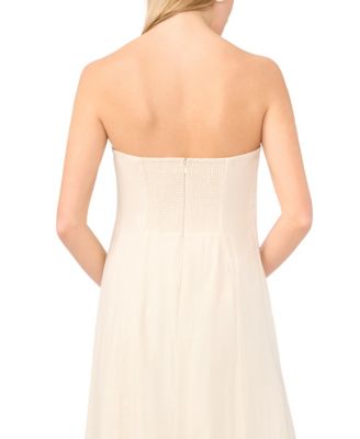 Women's Strapless Midi Dress