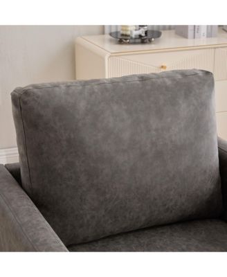 Modern Swivel Accent Chair, 360° Rotation Leisure Chair with Removable Cushion