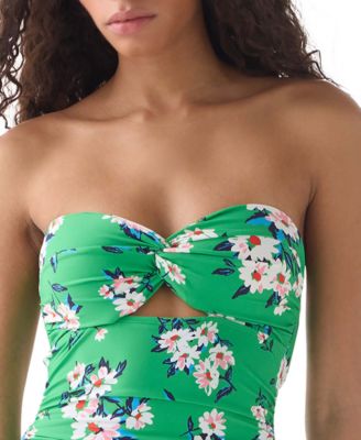 Women's Bandeau Neck One-Piece Swimsuit