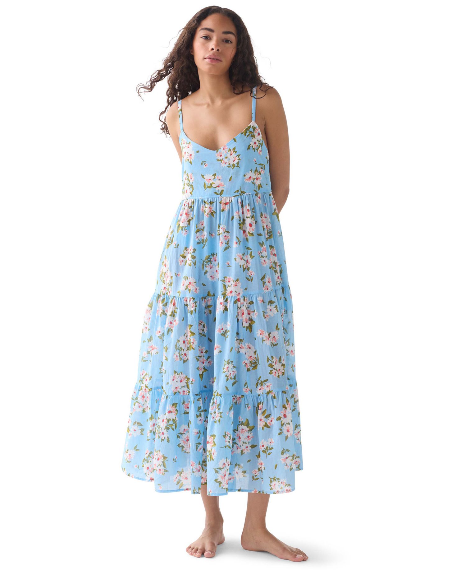 Women's V-Neck Cover-Up Dress