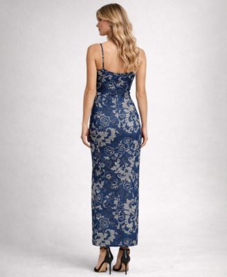 Women's Floral Print Slip Dress