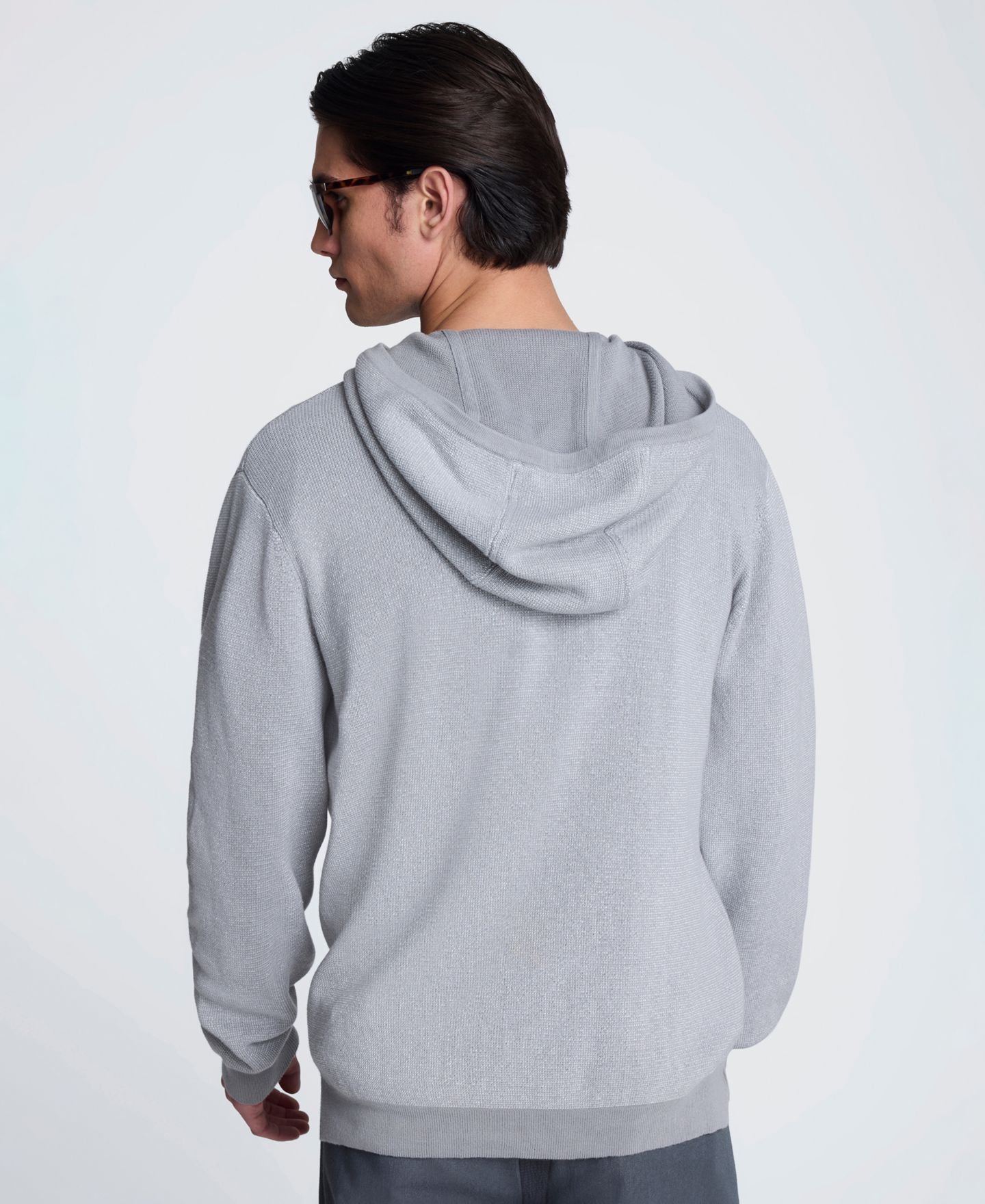 Мужское худи Kenneth Cole Long-Sleeve Sweater, цвет: Серый — фото 5