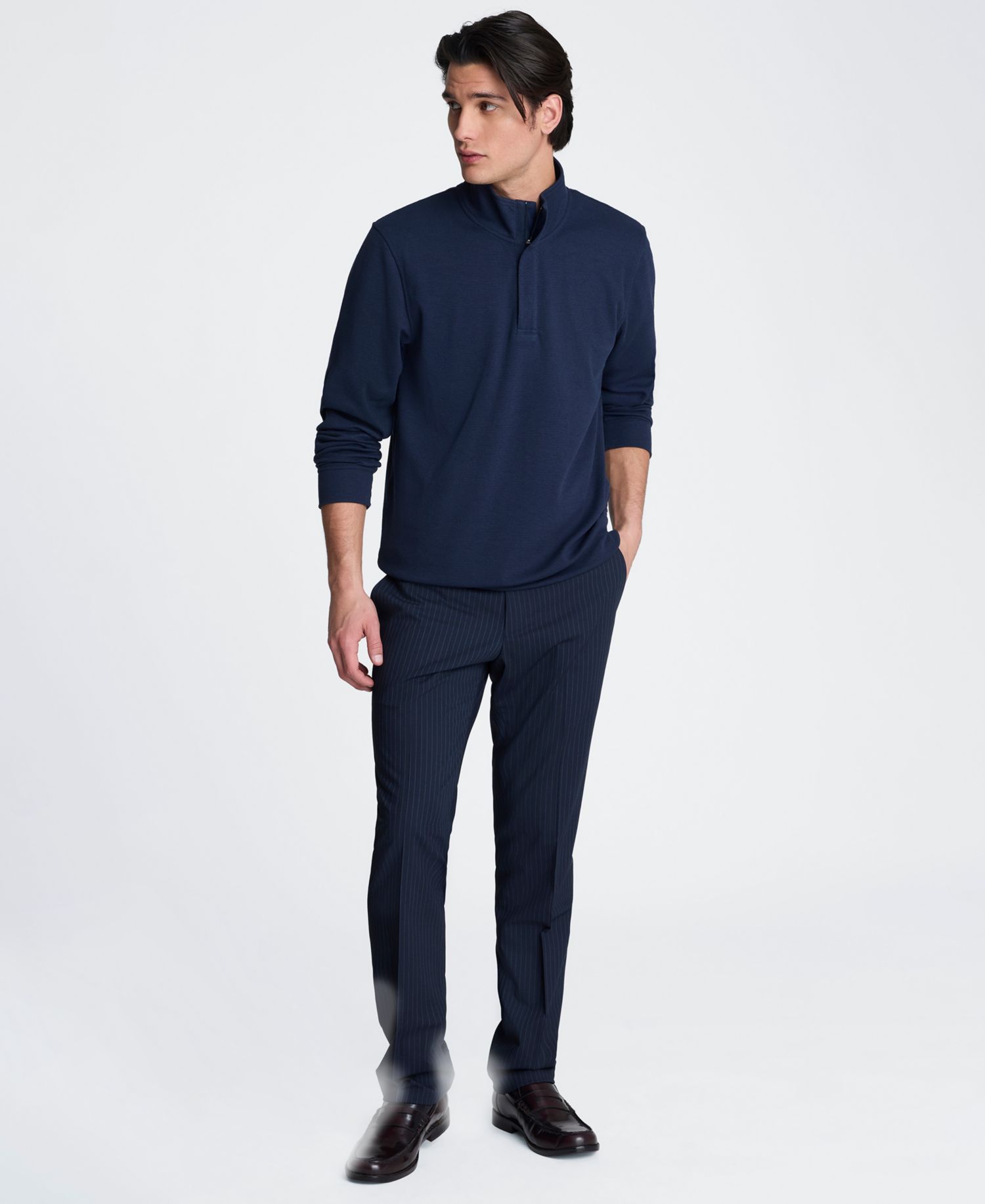 Men's Slim Fit Quarter Zip Sweater