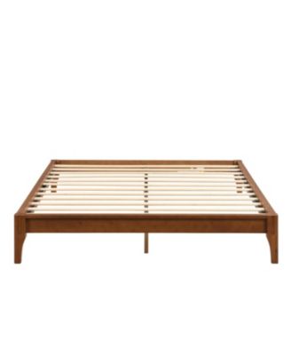 Solid Bamboo Platform Bed Frame, 12" Queen Size