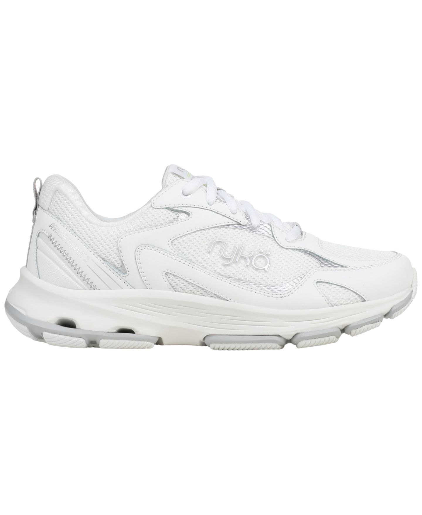 Женские кроссовки Ryka Devotion X Classic Lace-Up, цвет: Белый сетчатый / Кожаный — фото 2