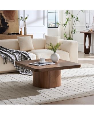 Square Coffee Table, Modern Design for Living Room Use