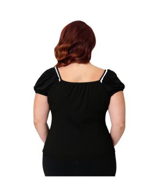 Plus Size Sweetheart Knit Top