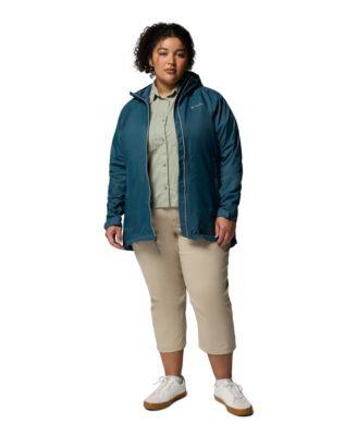 Plus Size Hooded Jacket