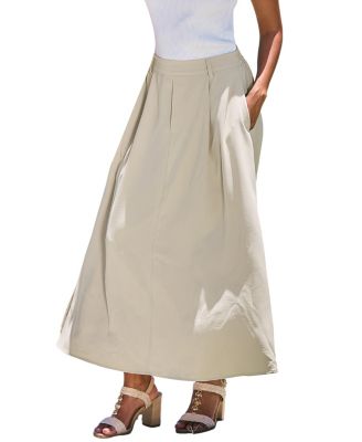 Women's A-Line Silhouette Pull-on Closure Skirt