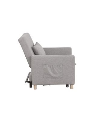 Convertible Sleeper Sofa Chair Bed with Pillow, Adjustable Multi-Functional Sleeper Chair