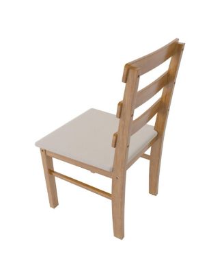 Scandinavian Style Upholstered Dining Chair (Original Wood)