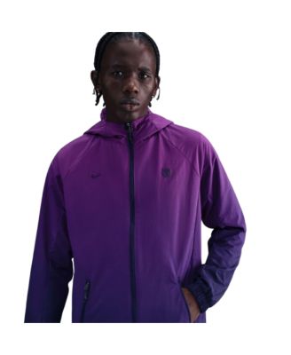 Men's Purple Barcelona AWF Woven Full-Zip Jacket