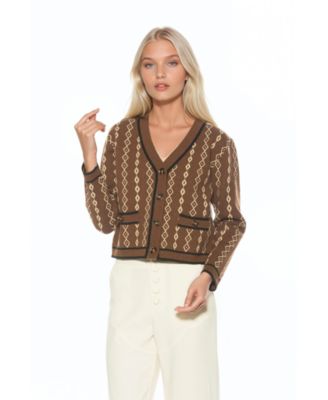 Women's Briar Collegiate Contrast Trim Cardigan
