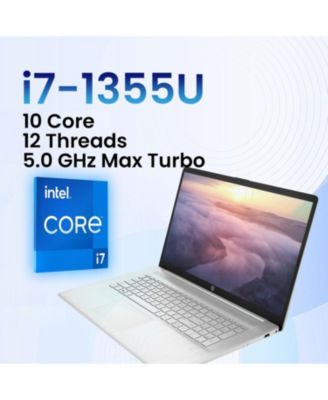 Essential 17.3" Traditional Laptop Intel Core i7 64GB RAM Intel Iris Xe Graphics 2TB SSD Storage Windows 11 Pro 60Hz