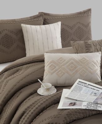 Waverly Geometric 7-Pc. Comforter Set, Queen