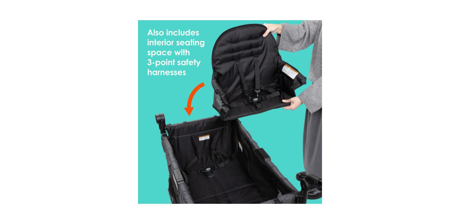 Kids Trend Quest 3-in-1 Stroller Wagon