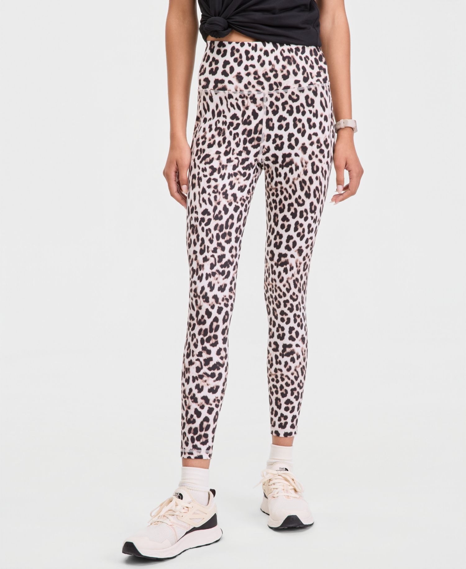 Women's Cheetah-Print 7/8 Compression Leggings