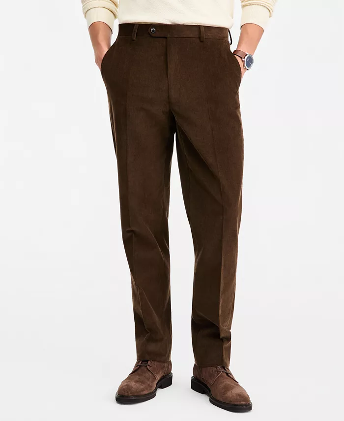 Men's Modern-Fit Solid Corduroy Pants - thumbnail 10