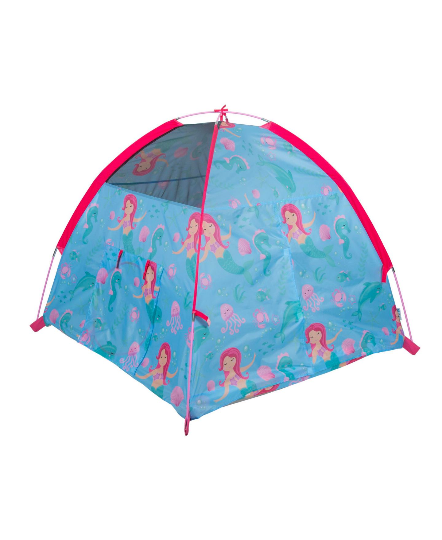 Детская игрушка Pacific Play Tents Mermaid and Friends Dome Play Tent, 36" L x 36" W x 36" H, Ages 3+, цвет: Синий — фото 3